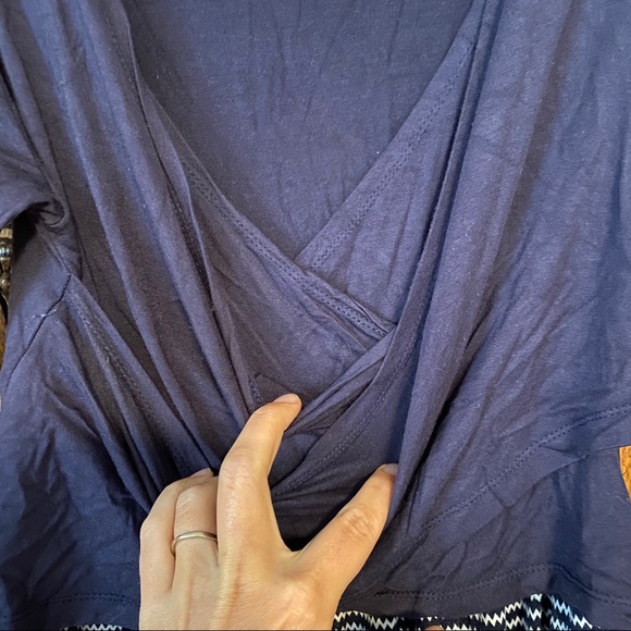 Trimester maternity/nursing maxi dress - Picture 3 of 6